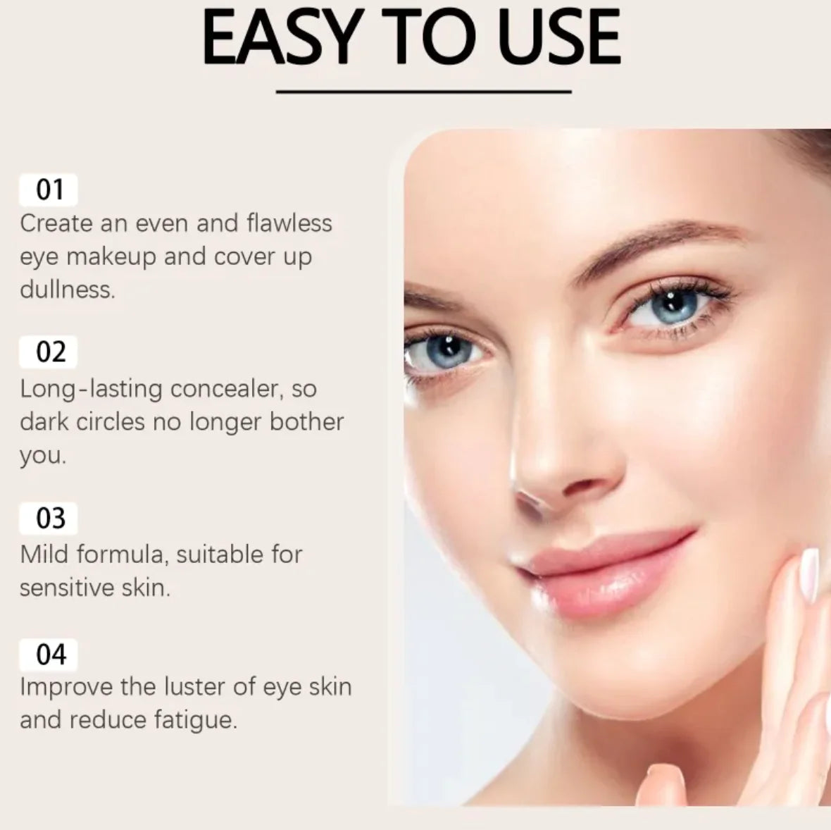 Lightweight Smear-Proof Concealer
