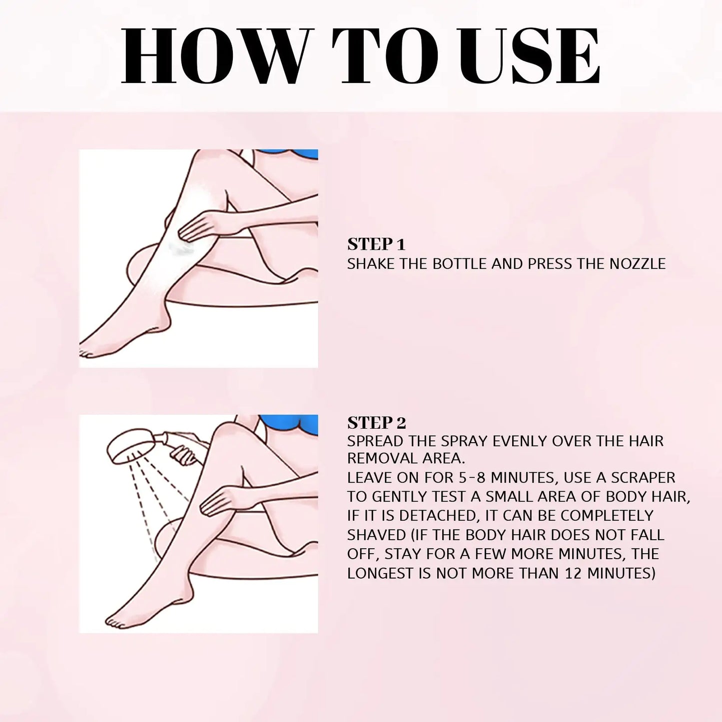 Mu Si Honey Hair Removal Spray Removes All Over The Body