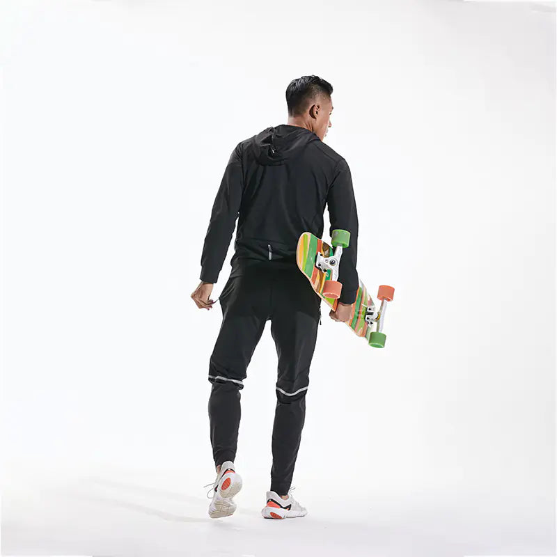 Men's Hooded Slim Fit Sports Jacket for Running